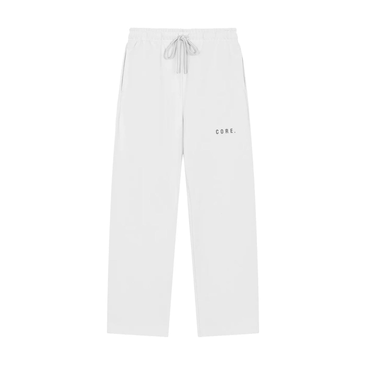 CORE Solid Color Baggy Straight-Leg Sweatpants