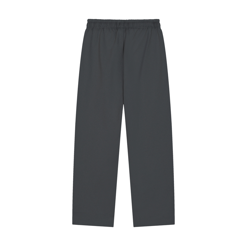 C - Solid Color Baggy straight leg Sweatpants