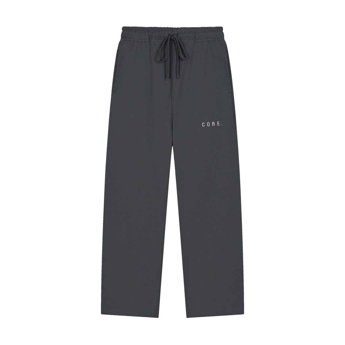 CORE Solid Color Baggy Straight-Leg Sweatpants