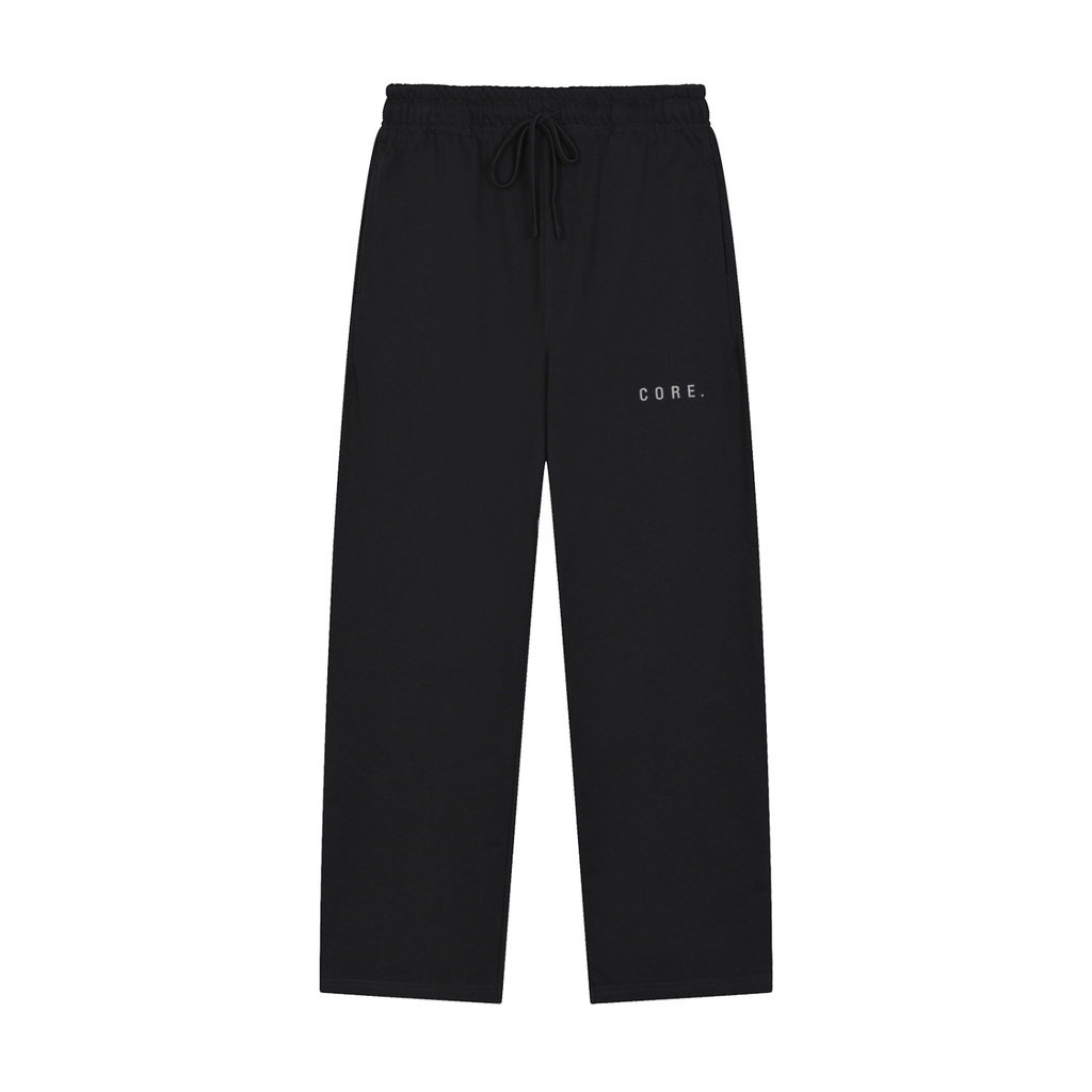 CORE Solid Color Baggy Straight-Leg Sweatpants