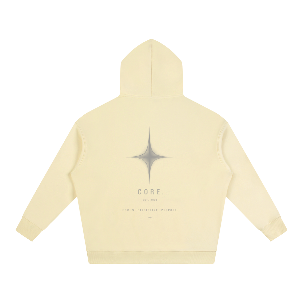 CORE Star - Oversize Fleeced Hoodie