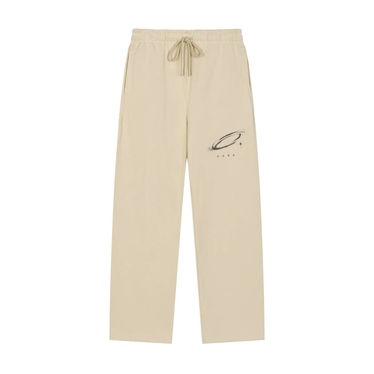 CORE Eclipse - Solid Color baggy Straight-Leg Sweatpants