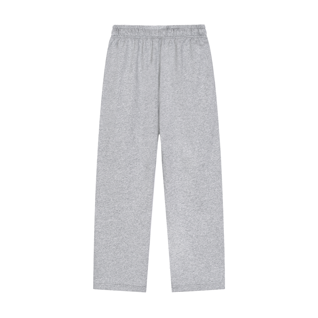 C - Solid Color Baggy straight leg Sweatpants