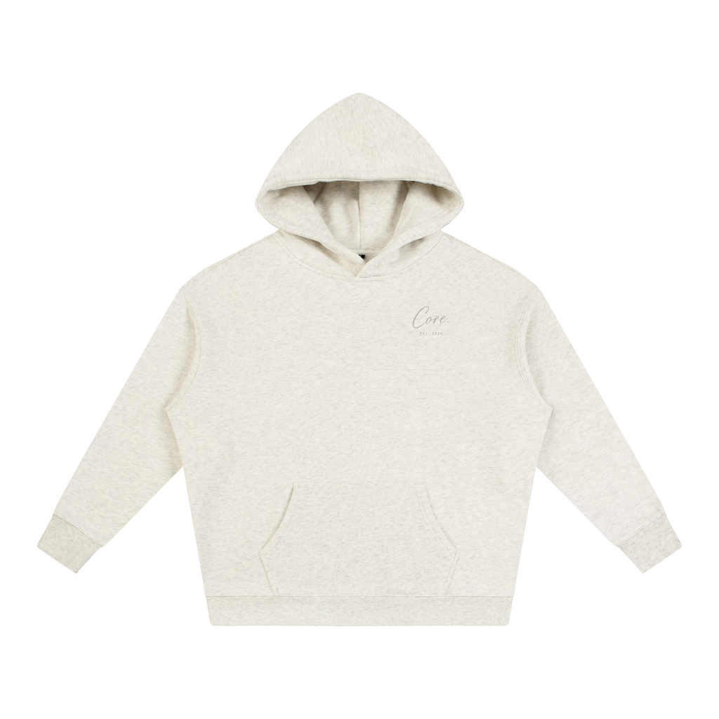 CORE Cursive Signature - Oversize Fleeced Hoodie