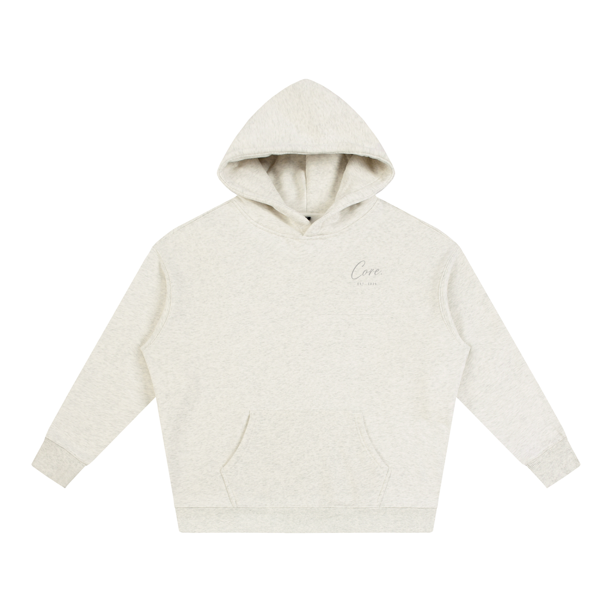 CORE Cursive Signature - Oversize Fleeced Hoodie
