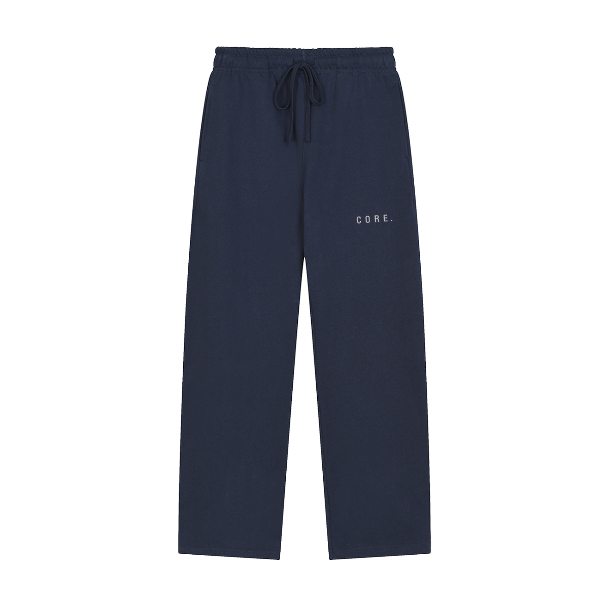 CORE Solid Color Baggy Straight-Leg Sweatpants