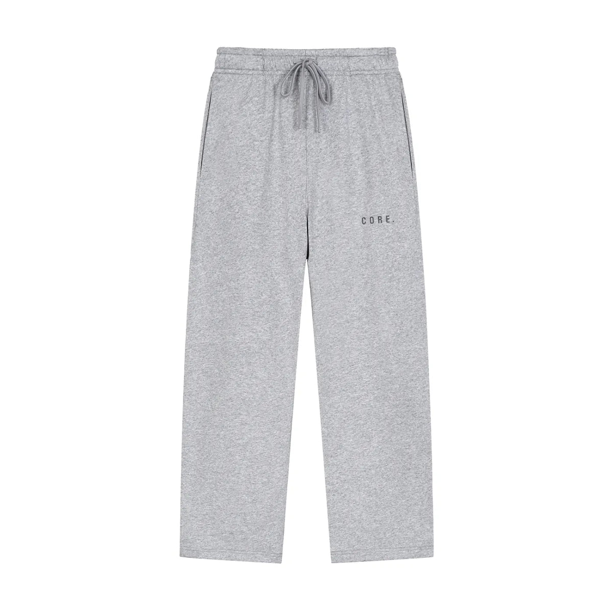 CORE Solid Color Baggy Straight-Leg Sweatpants